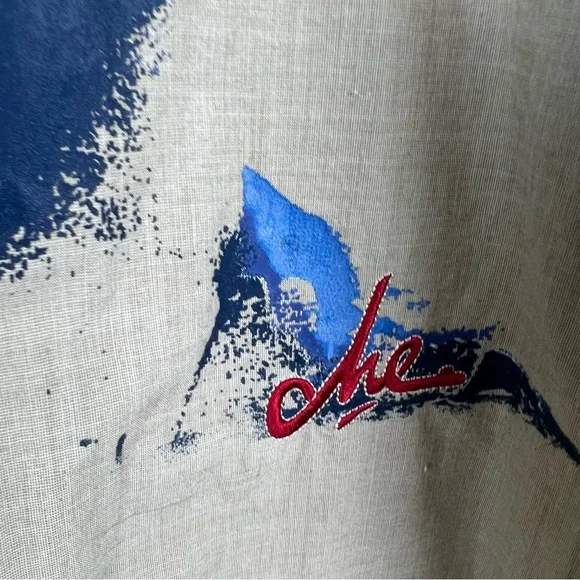 Vintage Y2K Che Guevara Dragonfly Button Long Sleeve Shirt XXL